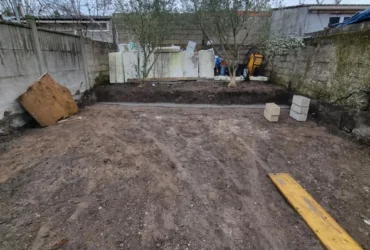 Aménagement terrain Mézières a Mézières-sur-Seine - en cours
