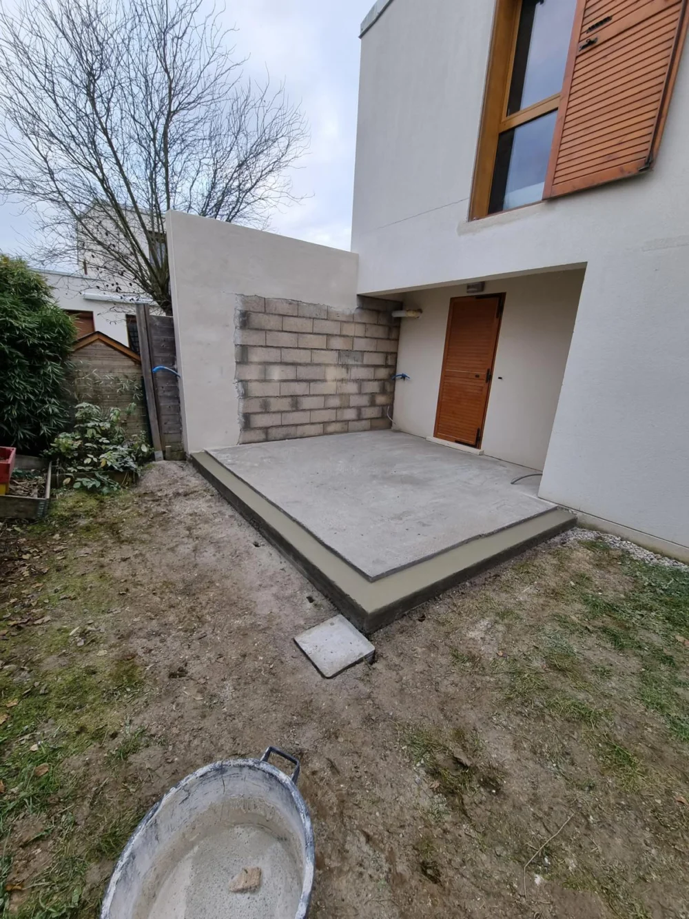 Maçonnerie pour véranda Menucourt 95180