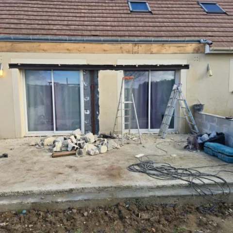 Ouverture maçonnerie véranda Poissy Poissy 78300 - finitions