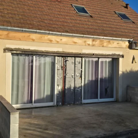 Ouverture maçonnerie véranda Poissy a Poissy 78300 - realisation